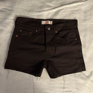 Brown 501 Levi Jean Shorts 32x30
